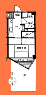 【間取り】 | ハイネス大久保 | ※リフォーム前の間取り図