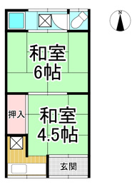 久々知1丁目15-31貸家の間取り