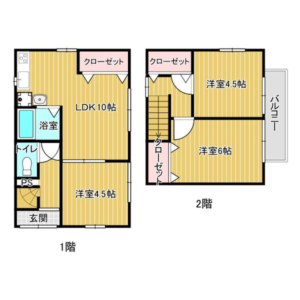 道徳新町9丁目貸家