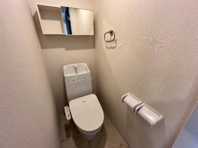 【トイレ】 | 仮）石井町新築アパート | シャワー付トイレ（イメージ）