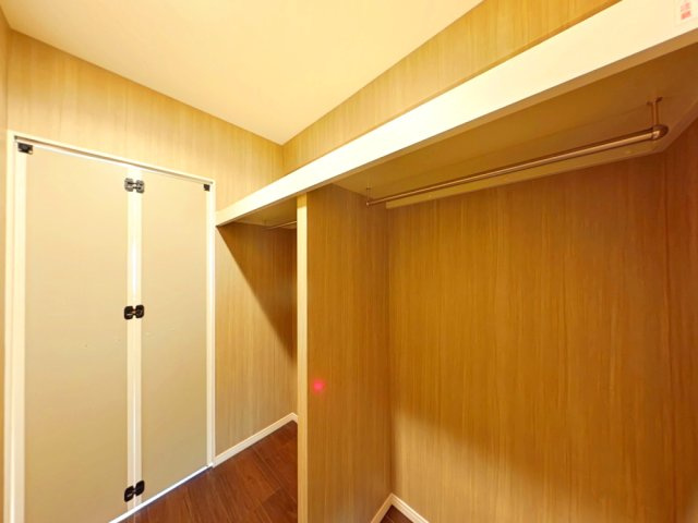アウルステージ問屋町の収納|収納力に優れ、衣類や荷物をすっきり収められるウォークインクローゼットです。