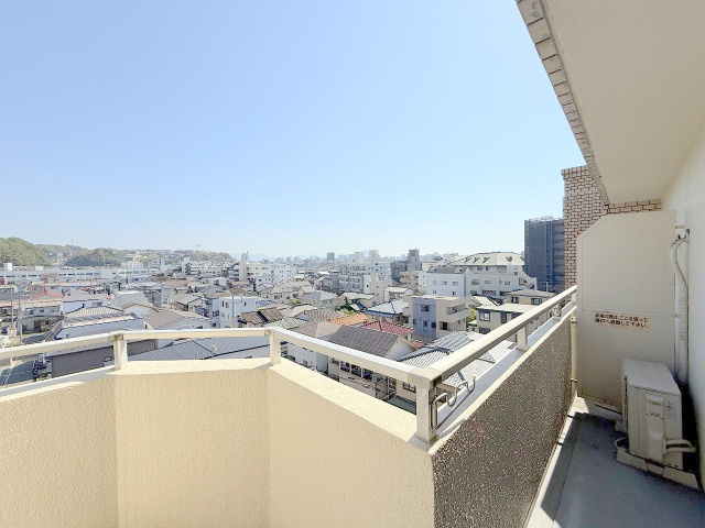 メルポート出汐のバルコニー