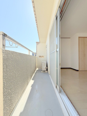 メルポート出汐のバルコニー