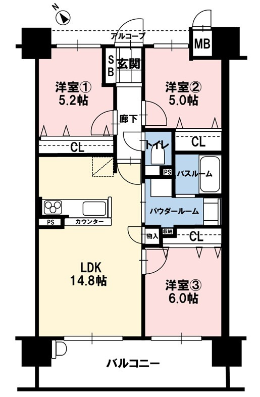 アルファステイツ久居駅の玄関