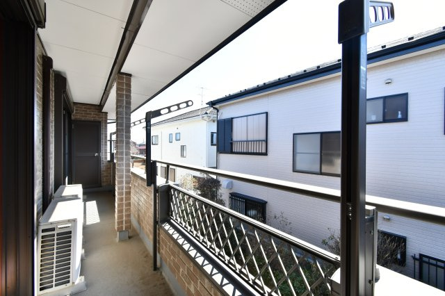 白岡市篠津のバルコニー