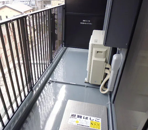 フレンシア田端南のバルコニー