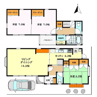 【間取り】 | ステージ橋本　雅