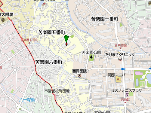 ロイヤルヴィラ苦楽園2号棟の地図