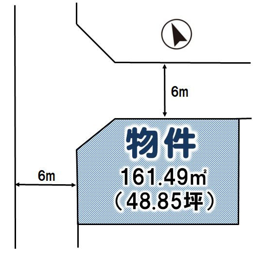 小山市駅南町4丁目の土地図
