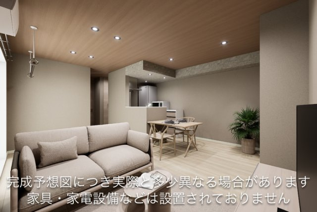 トリシア大慈寺町　Aの居間・リビング