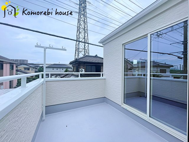 北本市東間　新築一戸建て　リーブルガーデン　01のバルコニー|撮影：'26/07/18