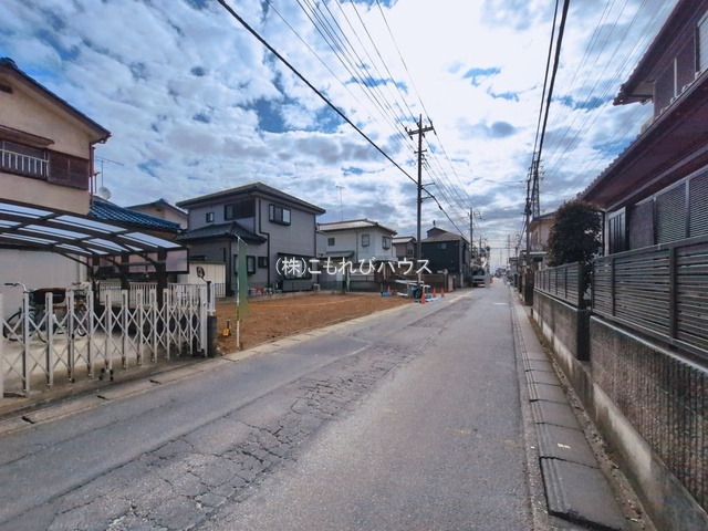 北本市東間　新築一戸建て　リーブルガーデン　01の前面道路含む現地写真|撮影：'26/03/09