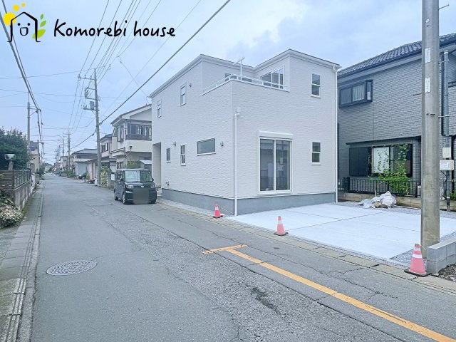 北本市東間　新築一戸建て　リーブルガーデン　01の前面道路含む現地写真|撮影：'26/07/18