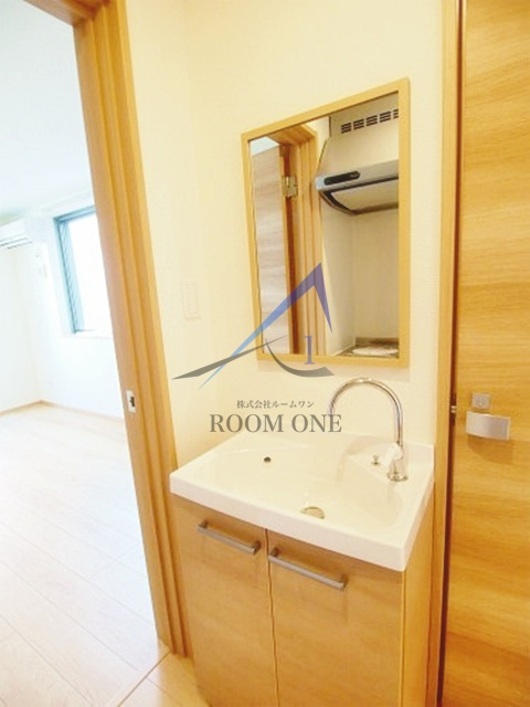 チャルテ梅島の洗面所|洗面台です。