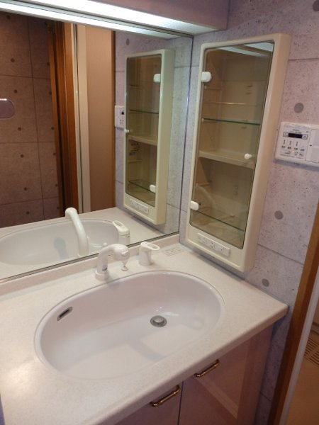 新品家具付きマンション幡ヶ谷3(KaGood東京)の洗面所