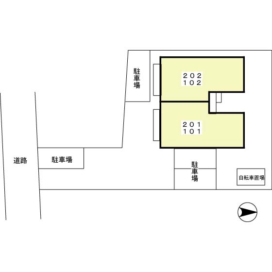 セジュール碧Ｅ  刈谷市近郊の賃貸ならクラスホーム刈谷店の区画図