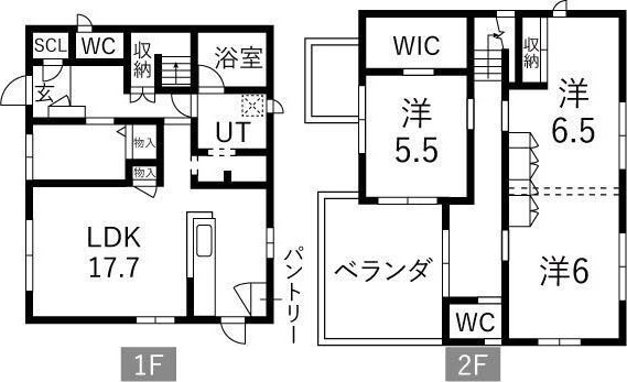 【間取り】 | 豊田市宮上町貸家