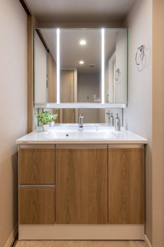 ステイツ岡本・甲南山手の洗面所|リフォーム済