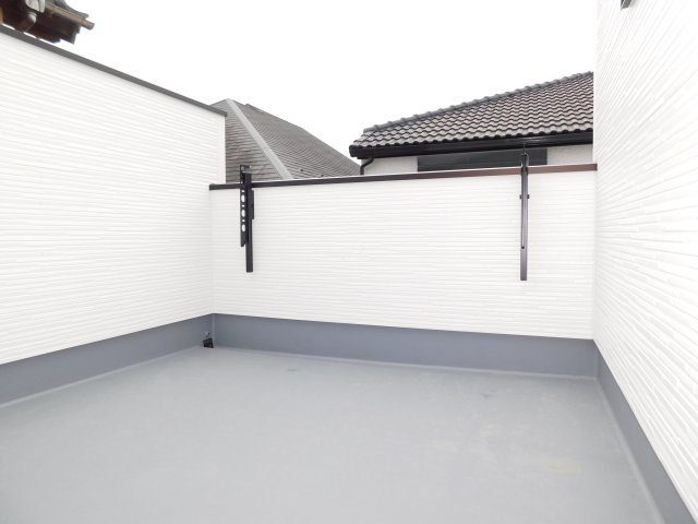 名古屋市中川区赤星１丁目の新築一戸建のバルコニー|◇バルコニー◇　　南面で陽当り良好なワイドバルコニー♪