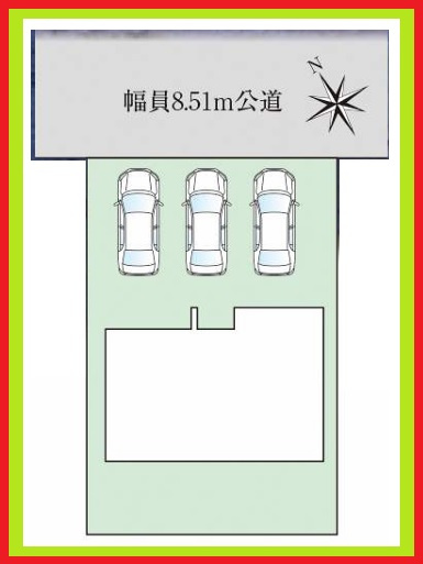 名古屋市中川区赤星１丁目の新築一戸建の区画図|◇区画図◇