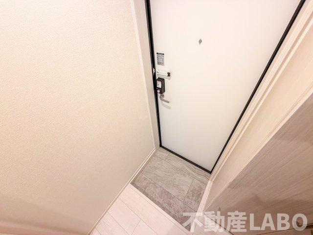 ハーモニーテラス平野西IIの玄関