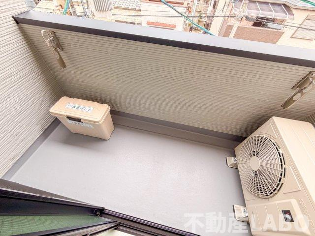 ハーモニーテラス平野西IIのバルコニー