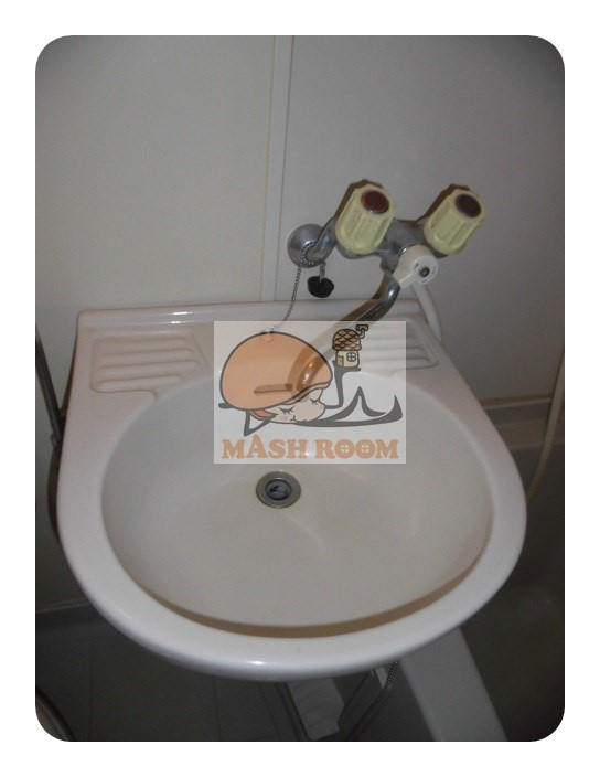 楢木マンションの洗面所