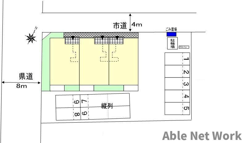 シャルムメゾンの区画図