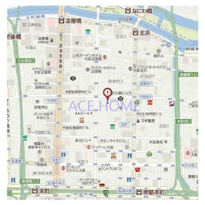 【地図】 | スプランディッド淀屋橋DUE