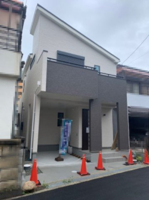【外観】 | 堺市堺区永代町2丁　新築戸建 | 限定1棟！完成済＆即お引渡し可！耐震構造／住宅性能評価W取得予定。内覧をご希望の際はお気軽にお電話ください。