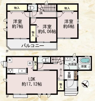 【間取り】 | 新築戸建　神戸市垂水区南多聞台５丁目 | ３ＬＤＫ