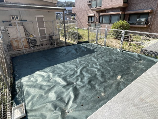 ダイアパレス東海田の庭|専用庭は広さ30.68㎡！家庭菜園やガーデニング、夏場はお子様のプール遊び等もおもいっきり楽しめます