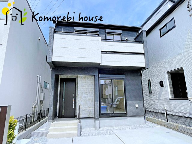 上尾市弁財１丁目　新築一戸建て　ブルーミングガーデン　01の外観|外観です