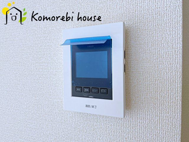 上尾市弁財１丁目　新築一戸建て　ブルーミングガーデン　01の防犯設備|モニター付きインターホンです