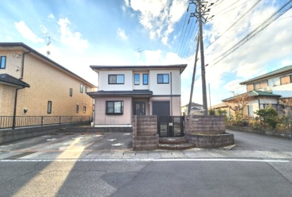 茂原市高師　中古戸建の駐車場|平成15年3月築4SLDK 駐車3台可能  都市ガス上下水 スーパーカスミ徒歩約6分 駅徒歩約22分
