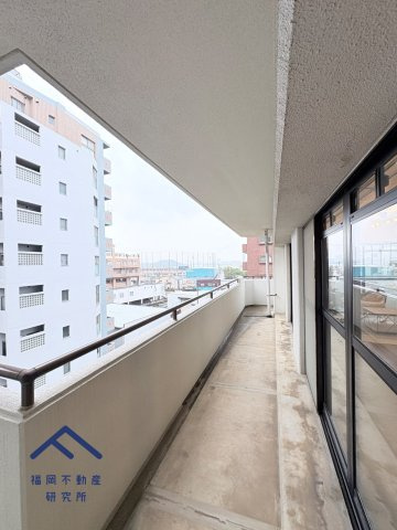 アムール和白Ⅲのバルコニー