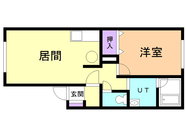 メゾンビエンドの間取り