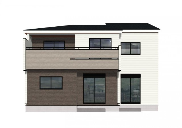 【外観パース】 | 龍ケ崎市城ノ内1丁目3期　新築戸建 | ☆住まいのことなら・・　ひだまりハウス☆