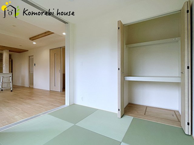 桶川市末広3丁目　5期　新築一戸建て　ブルーミングガーデン　01の和室|撮影：'26/07/18