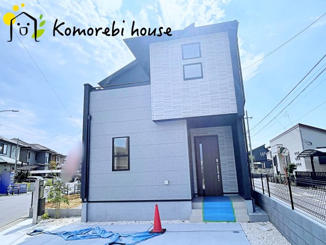 桶川市末広3丁目　5期　新築一戸建て　ブルーミングガーデン　01の外観|外観もきれいです