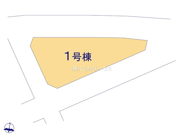 桶川市末広3丁目　5期　新築一戸建て　ブルーミングガーデン　01の区画図|1号棟