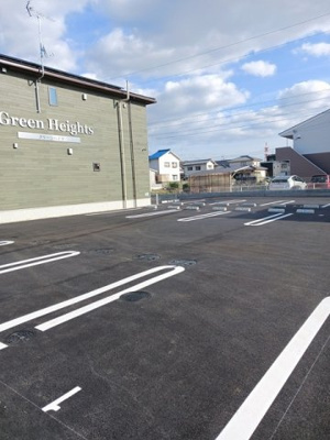 【駐車場】 | グリーンハイツ | 駐車場があります