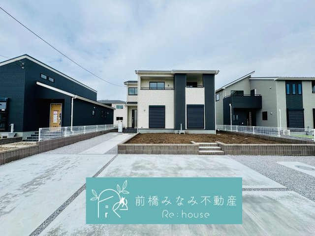 【新築】前橋市茂木町第3　７号棟(全８棟)　リーブルガーデン　新築建売分譲の外観|落ち着いた雰囲気の外観です