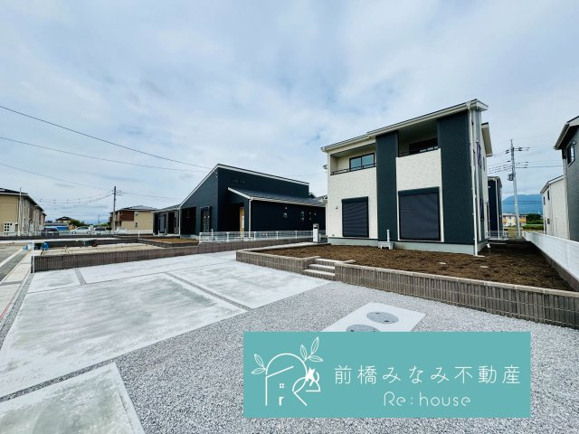 【新築】前橋市茂木町第3　７号棟(全８棟)　リーブルガーデン　新築建売分譲の外観|外観は落ち着いています