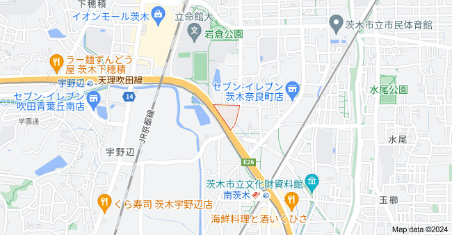 ロイス茨木奈良町の地図