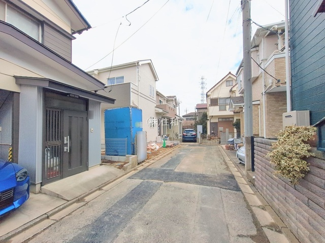 【新築分譲住宅】川越砂久保77の前面道路含む現地写真