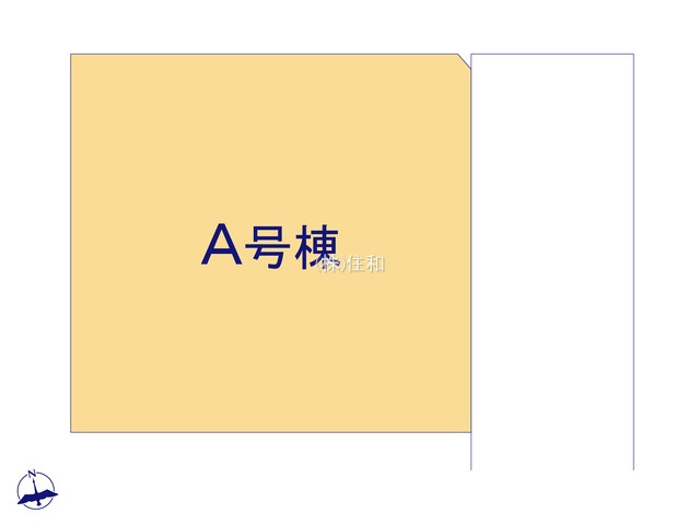 【新築分譲住宅】川越砂久保77の区画図
