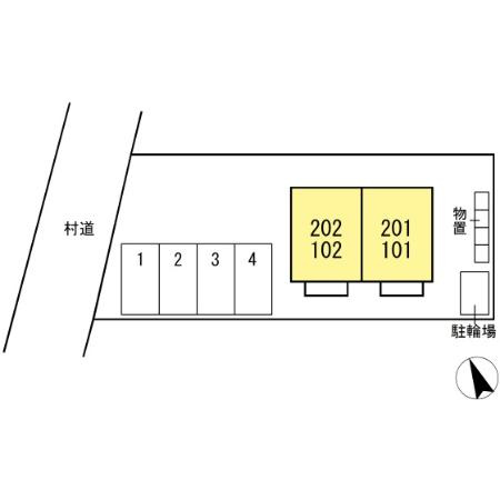 セジュール・レーベンの区画図