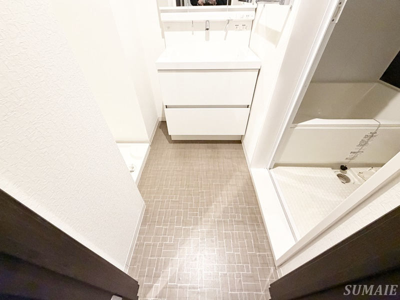 カーサコリーナの洗面所|脱衣所です☆