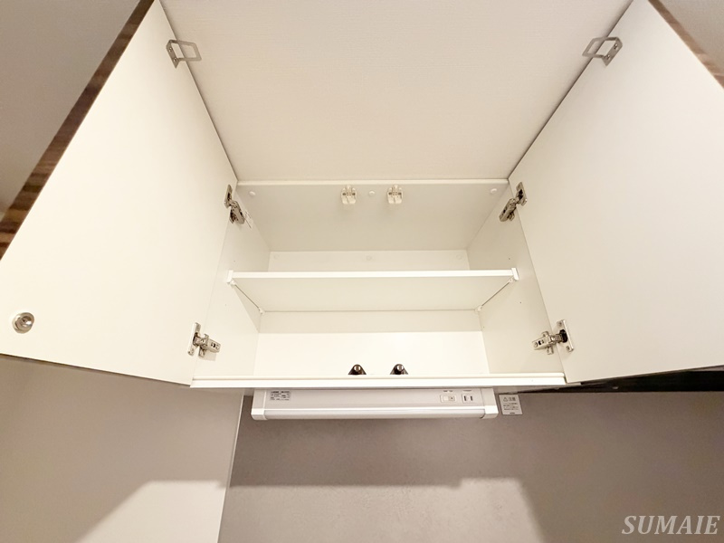 カーサコリーナの収納|キッチン上収納です☆